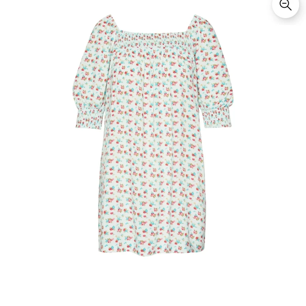 Betsey Johnson Floral Smocked Mini Dress - Picture 2 of 8